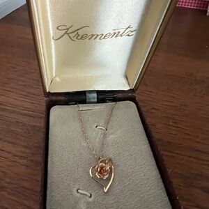 Krementz 14Kt Gold overlay necklace .